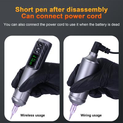 Motor Tattoo Pen Draadloze Batterij Motor Tattoo Machine Stabiele Output Verstelbare Naaldlengte