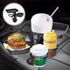 Multifunctional Car Cup Holder Foldable Tray Organizer Phone Holder with Drink & Snack Tray for Coffee Adjustable Storage Holder