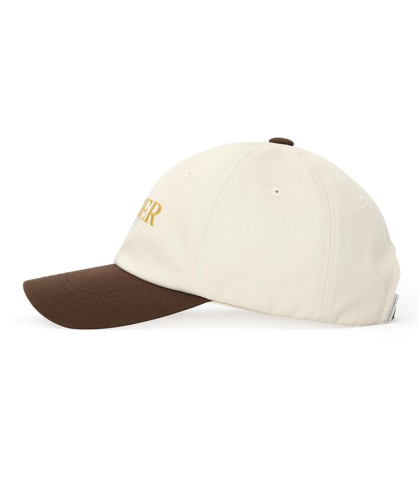 Eondeokeonteulol Cotton Ball Cap Athletic / Authentic B B / Ivory Brown