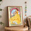 Disney Beauty and the Beast Belle oil paint by numbers painting kit handmade diy home decor gifts for adult wall art canvas craft