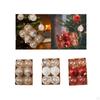 6 Pieces Christmas Ball Decorations Charm Pendants Baubles