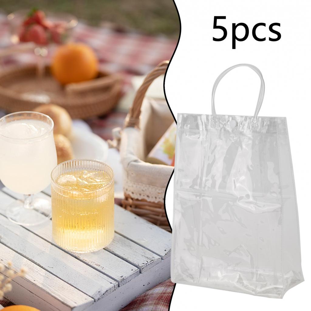 Foldable Wine Bag Carrier Ice Bag Wine Beer Bucket Cooler High Quality Hot Sale