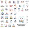 1 Roll 500Pcs Dental Defender Stickers Set With 10 Cute Designs For Teeth Protection Diy Decoration Gift Packaging Home Decor