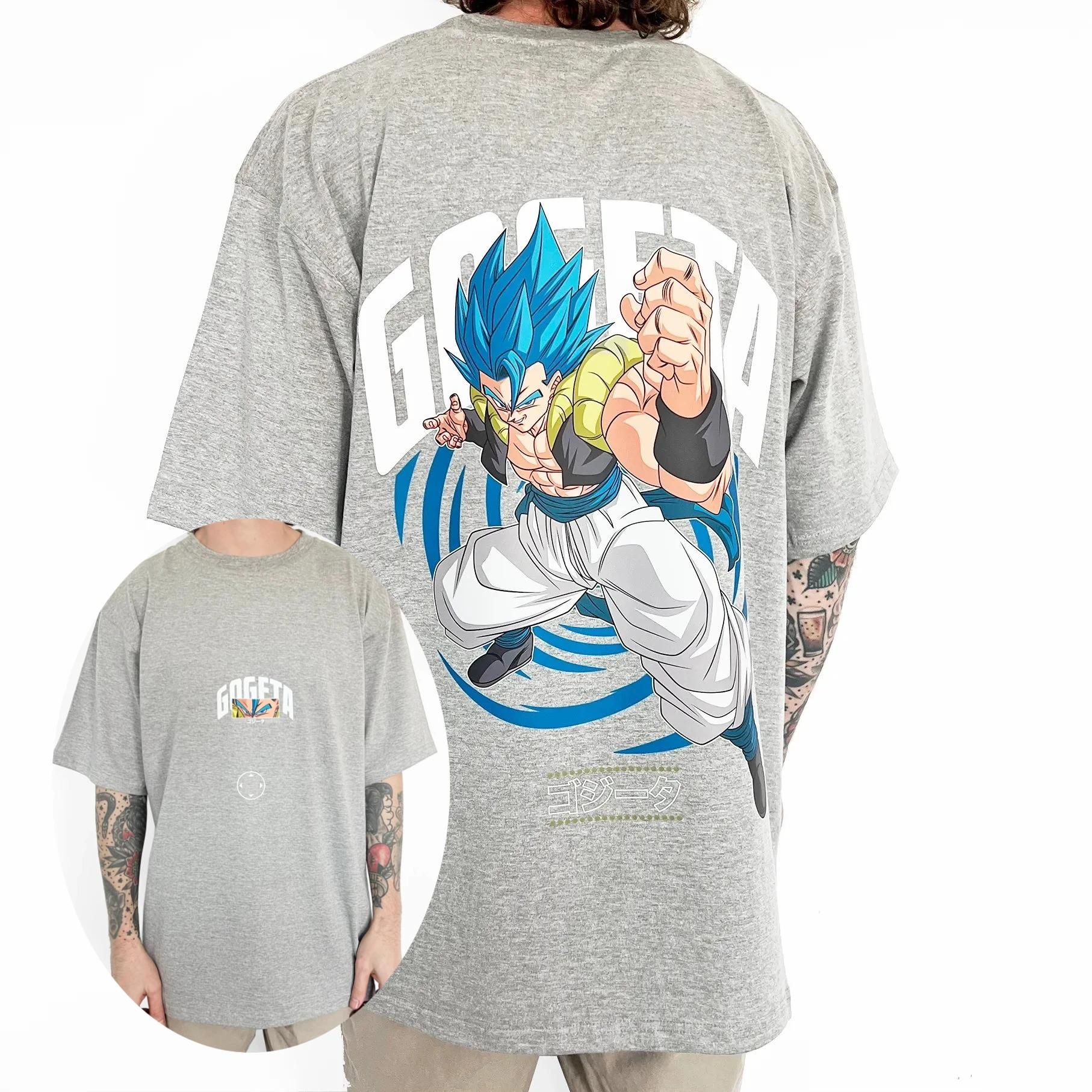 

Dragon Ball 2026 Оригинальная лицензированная футболка - Сон Гоку Графическая Оверсайз Ретро Футболка, Удобный Унисекс Хлопок для Фанатов 4XL