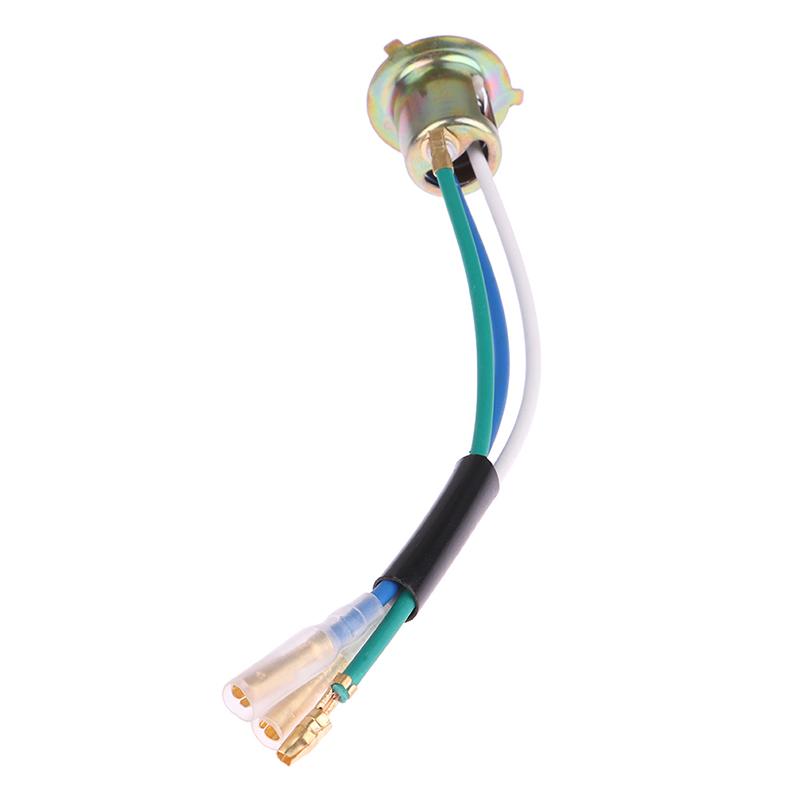 Headlight Bulb Lamp Holder Ignitor Wire Motorcycle Electric Vehicle Single Claw