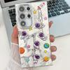 For Samsung Galaxy S23 Ultra Case IMD Cartoon PC+TPU Protective Mobile Cover with Glass Lens Film