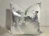 Custom Luxury Hotel Throw Pillow Cushion Cover Velvet Fabric Woven Animal Printing Soft Living Textured Black White Piping