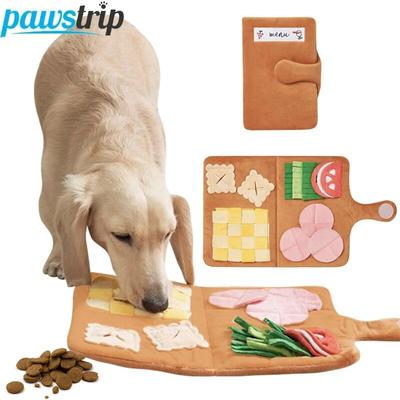 Haustier Hund Schnüffelmatte Puzzle Plüsch Hundespielzeug für kleine mittelgroße Hunde Hund Slow Food Spielzeug Futternapf Futterspender Leckereien Pad