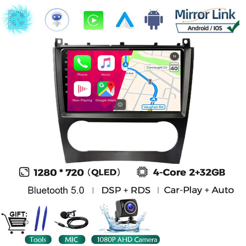

Android 14 для Mercedes Benz W203 W209 C180 C200 C220 C230 2005 - 2009 Автомобильное радио Стерео Мультимедиа Навигация GPS Carplay AUTO