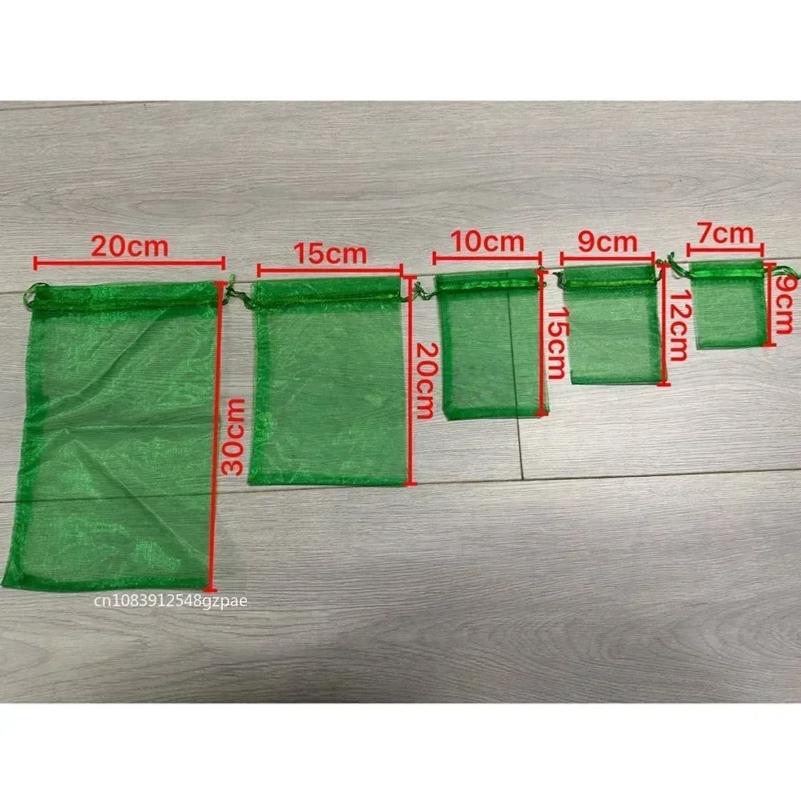 50/100Pcs White Sheer Organza Bags for Wedding Favor With Drawstring, Jewelry Pouches Festival Mesh Gift Bags Candy Pouches