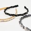 SORRY TOO MUCH LOVE Twist Jewel Hairband_Black