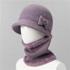 Hat Women's Winter Wool Hat Autumn and Winter Rabbit Hair Thermal Basin Hat