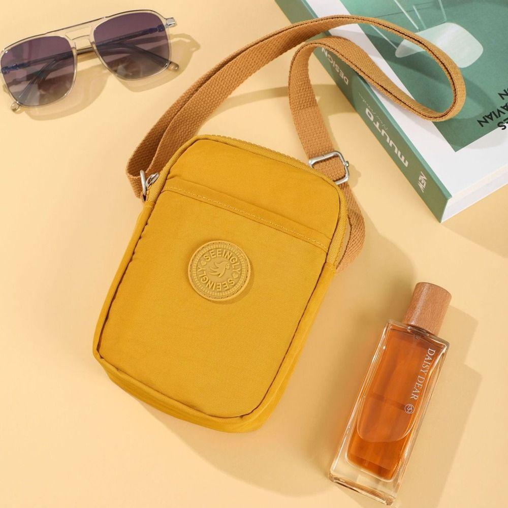 Niche Design Shoulder Bag Multi-functional Small Phone Bag Zipper Crossbody Bag  Grocery Handbags