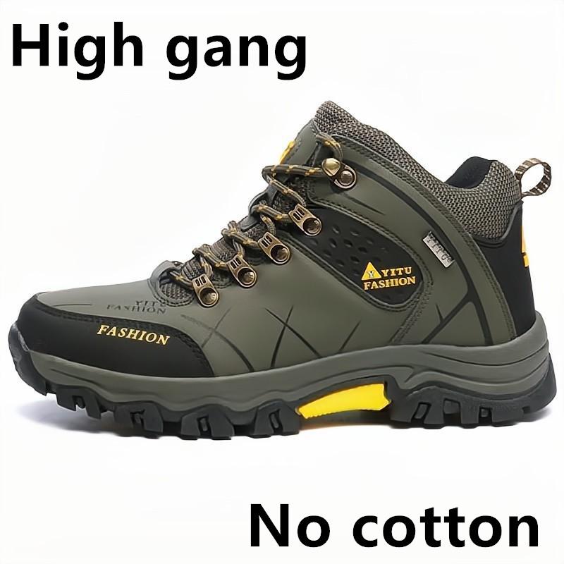 Men's Sneakers Mountaineering Boots Waterproof Leather Hiking Boots Warm Winter Shoes for Men Snow Boots Outdoor Trekking Shoes