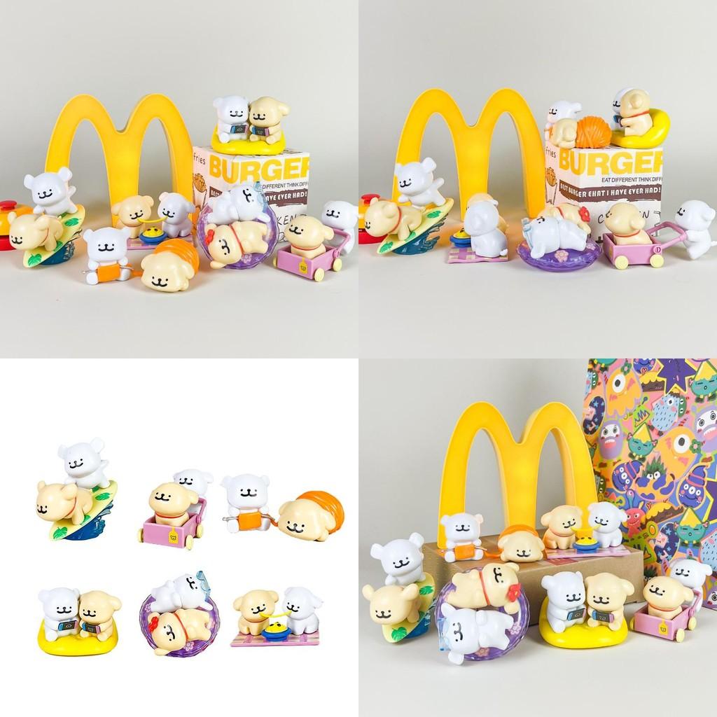 Anime Maltese Pvc Model Set With 6 Pieces For Desk Display And Collectors