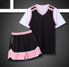 Unisex Basketball Uniform Set, Number Print, Dual-Pocket, 3XS-4XL
