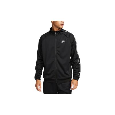 Nike Alphabet Logo Print Zip-Up Stand Collar Long Sleeve Jacket Men Jacket Black DX0670-010