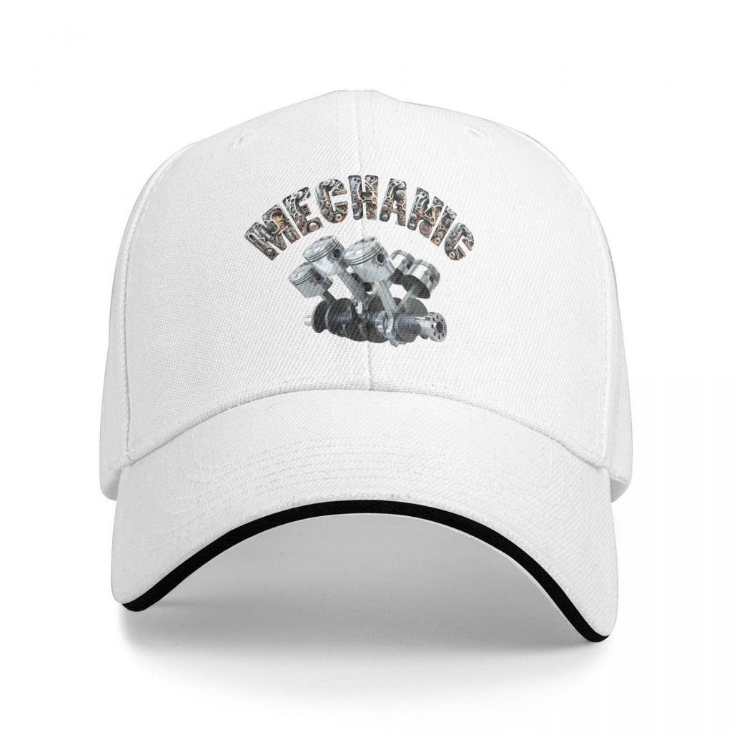 Baseball Caps Funny Mechanic Car Piston Engine Awesome Graphic Men Women Casual Summer Caps