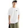 Anta Wygodny Prosty Wszechstronny Luźny Casualowy T-shirt z napisem Męski Top Śnieżnobiały 152528127-1