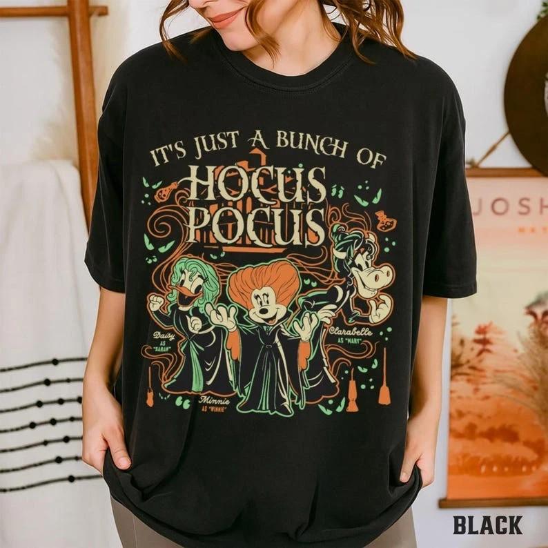 Daisy Minnie amp Clarabelle It039s Just A Bunch Of Hocus Pocus Tshirt Men Women