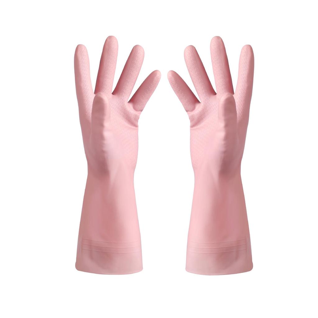 Waterproof Thin Rubber Latex Dishwashing Gloves for Women - Durable for Kitchen, Laundry, and Cleaning Tasks