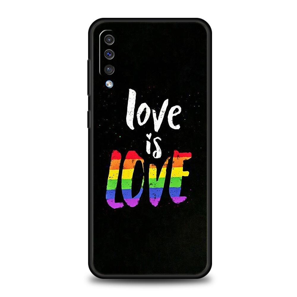 Gay Lesbian Rainbow Pride Phone Case for Samsung Galaxy A56 A36 A26 A16 A34 A24 A42 A22 A20 A12 A40 A30 A10 Soft TPU Cover Shell