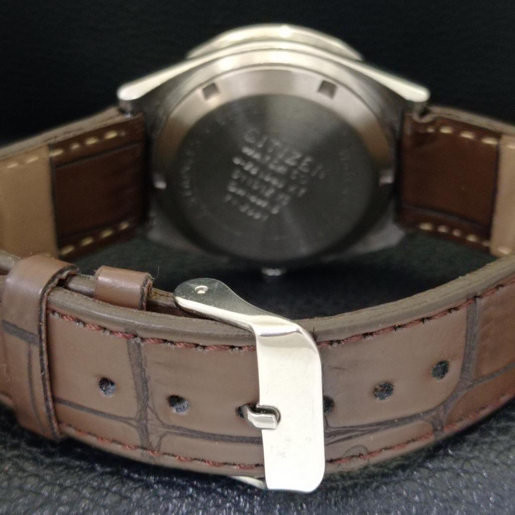 AUTOMATIC VINTAGE CITIZEN 8200 JAPAN MENS GOLDEN COLOR DIAL WATCH A702757-1 R210-a702757