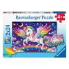 Puzzles 2x24 Pieces : Unicorn and Pegasus