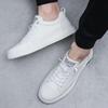 Fashion Thick Sole Lace Up Men's Leather Shoes Round Toe Non Slip Fashion 2025 Social Footwear Offer Low Price Common Male Casual Shoe