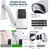 Portable Air Conditioner Hose Cover Elastic Buckle Exhaust Hose Cover  AC Sleeve Kit