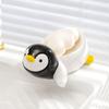 Draining Prone Penguin Soap Dish