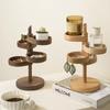 1pcs Wooden Storage Rack Key Holder Solid Wood Tabletop Decorative Storage Can Hold Jewelry Creative Decorative Items
