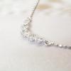 Venus Jewelry Platinum Natural Diamond Perfect Gift for Women Necklace,