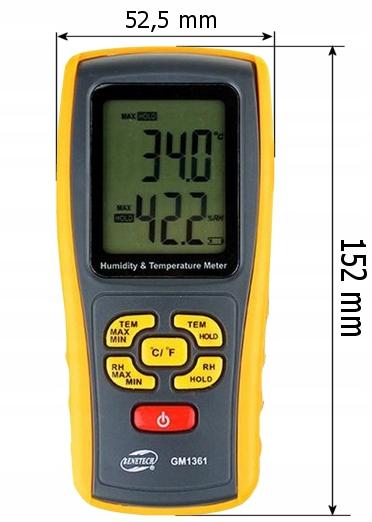 HYGROMETER METER HUMIDITY AIR TEMPERATURE
