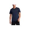Nike Round Neck Short Sleeve Logo Print T-Shirt Men Tops Navy-Blue 727982-419