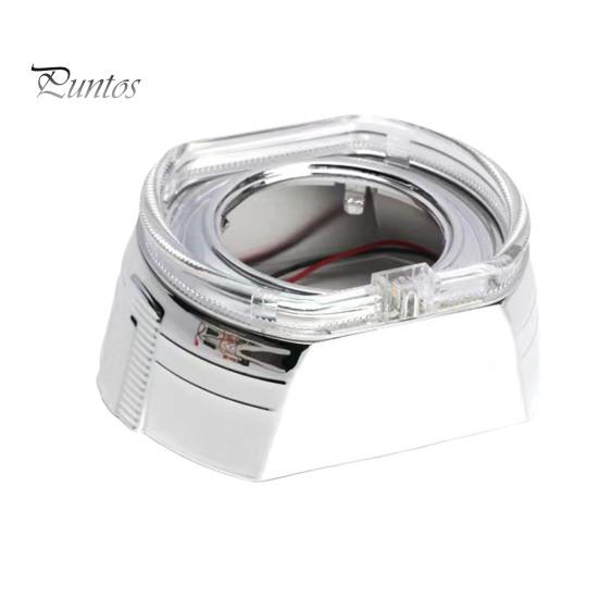 

Декоративная крышка для автомобильной светодиодной фары, высокая яркость, термостойкость, антибликовое покрытие, универсальные, простые в установке аксессуары для автомобильных фар A белый