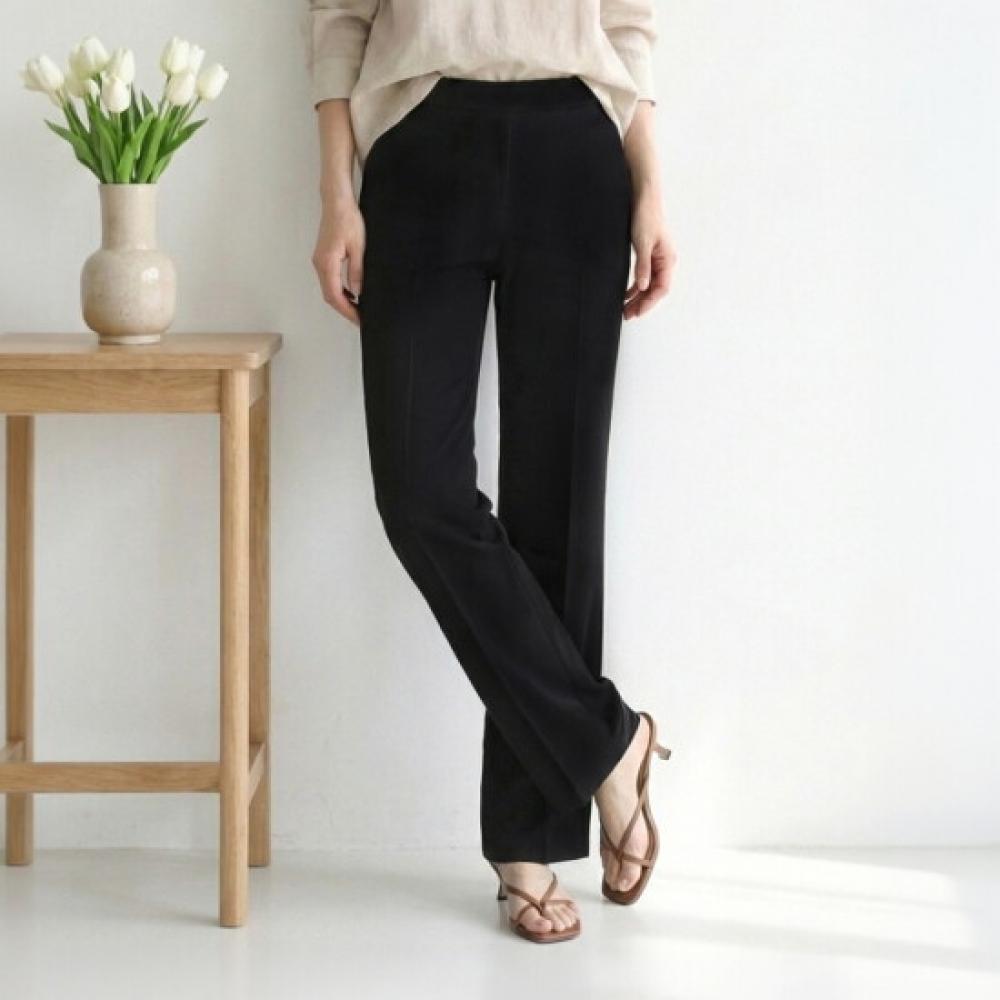 A+simple Women Regular Fit Stretch Slacks