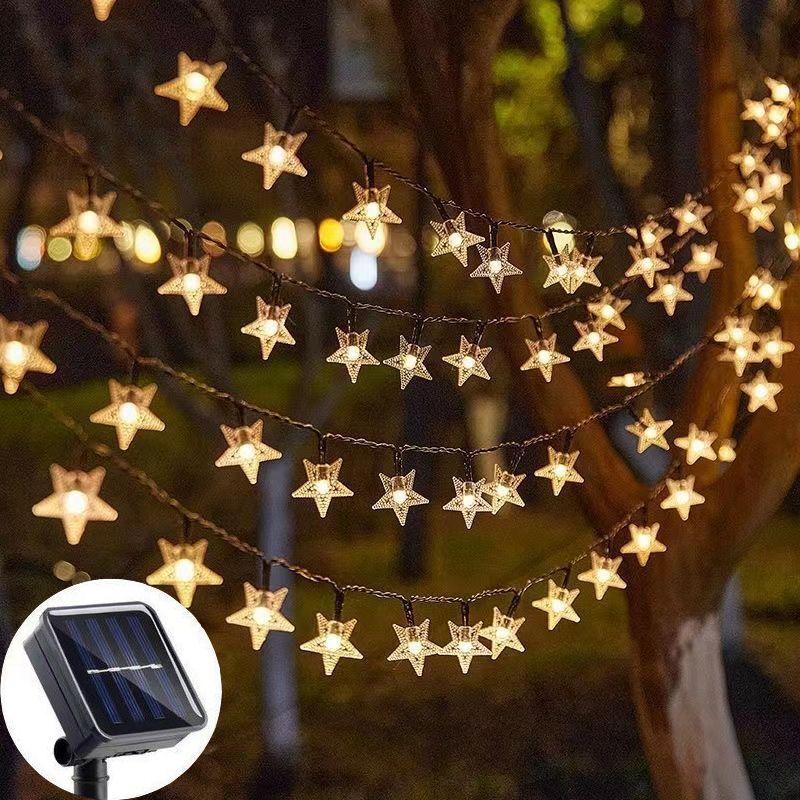 Xiaomi LED Solar Star String Lights Outdoor Waterproof Solar Powered Fairy Lights for Patio Garden Yard Porch Christmas Wedding Decor