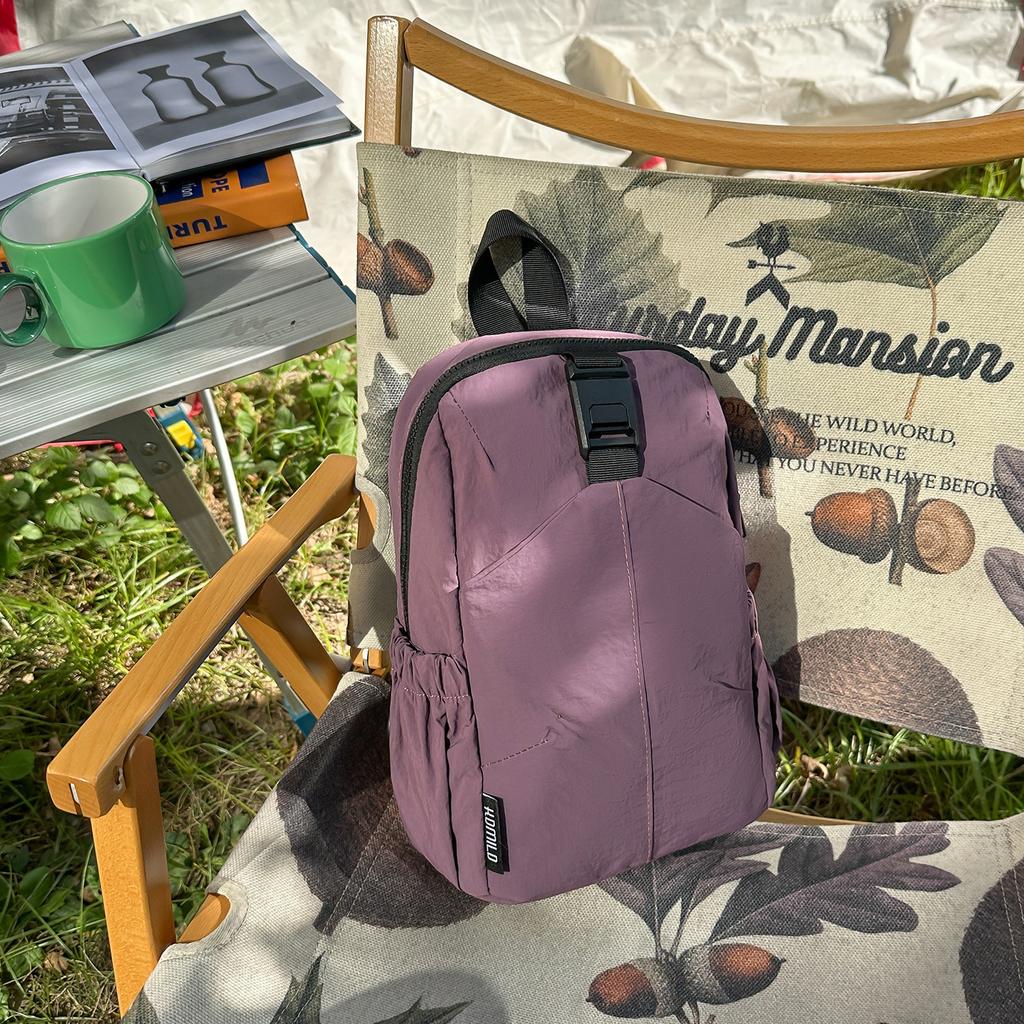 Schoolbag Multi-purpose Outdoor Sports Small Backpack Unisex Water-proof Small Crossbody Breast Bag Cycling Bag Mountaineering Backpack