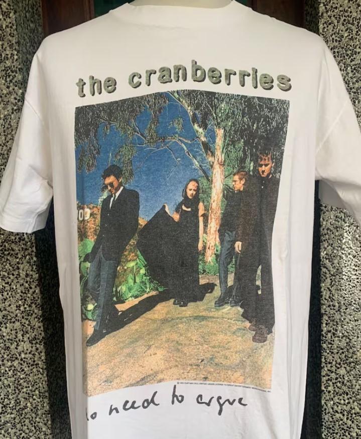 Cranberries No Need To Argue 95 Tour white shirt TE8345 XXL