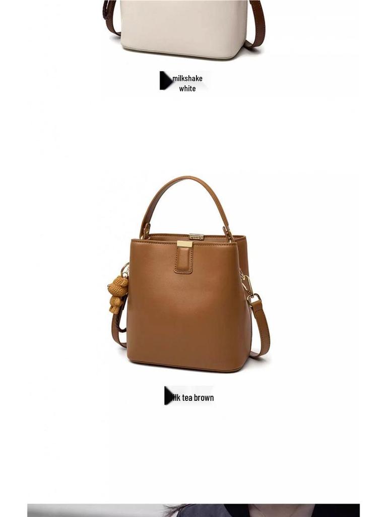 Women's 2025 New Casual Crossbody Bucket Handbag - Small & Popular Summer Bag