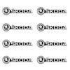 Stereo sticker car B5o decoration badge For Skoda Octavia MK2 MK3 2 3 A7 Fabia Karoq Kodiaq Superb Rapid Kamiq Scala Yeti 5G