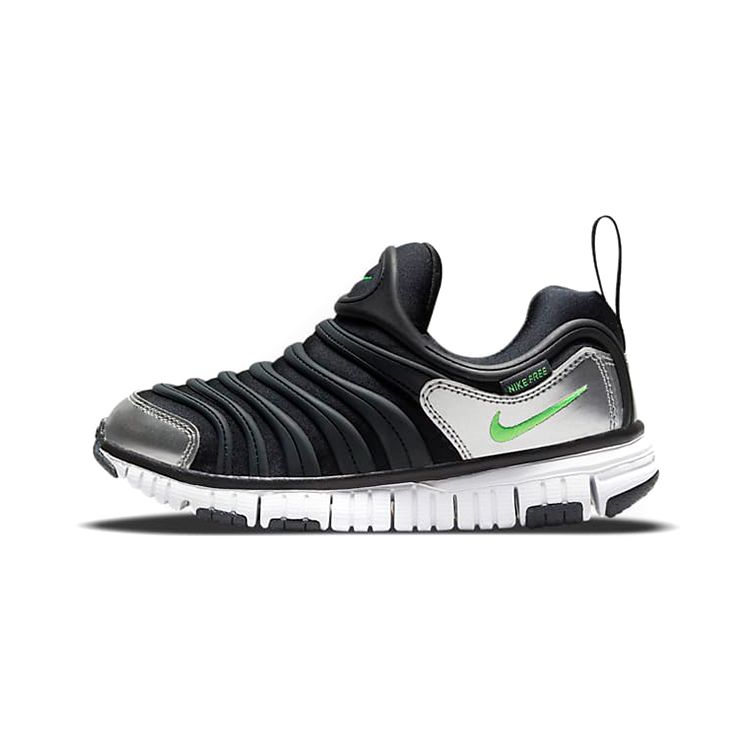 Nike Dynamo Free Leather Fabric Sports Non-Slip Wear-Resistant Breathable Lightweight Shock Absorption Low-Top Casual Shoes Kids Sneaker 343738-028