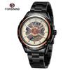 Forsining Chinese Relogio Forsining Montrepourhomme Stainless Steel Bracelet Mechanical Skeleton Automatic Watch Wristwatch Man