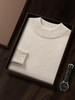 Men's Thickened Cashmere Sweater: Half-High Collar, Loose Fit, Versatile for Business or Casual Wear