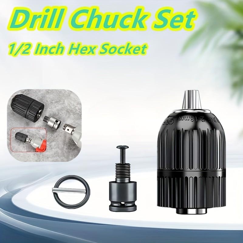 

1/2 to 1/4 Hex Adapter + Sockets – Impact Rated, for Drill & Impact Driver чорний