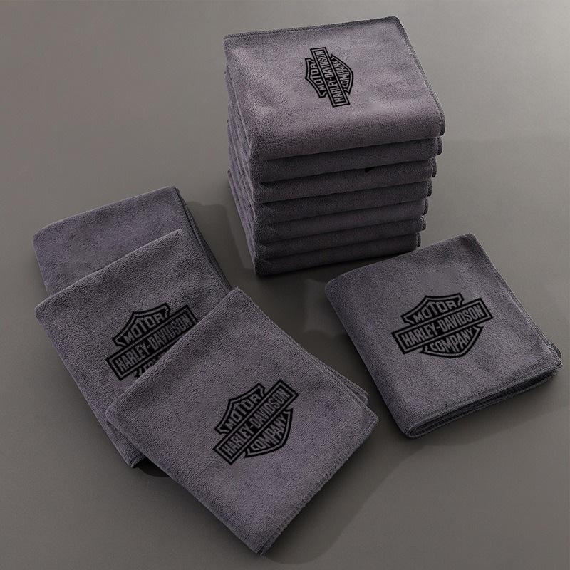 Car Drying Towel Suede Coral Velvet Double-sided Car Cleaning Cloth For Harley Davidson Electra Glide Ultra Classic 1250 1250S