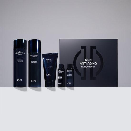 Iope Man 2-piece Set (essence 145ml + Emulsion 120ml + 3 Miniatures Included)