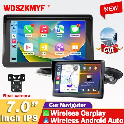 4.3/7Inch Car Radio Multimedia Video Player Wireless Carplay Android Auto  GPS Navigation BT AUX For Rear View Camera Car Displa