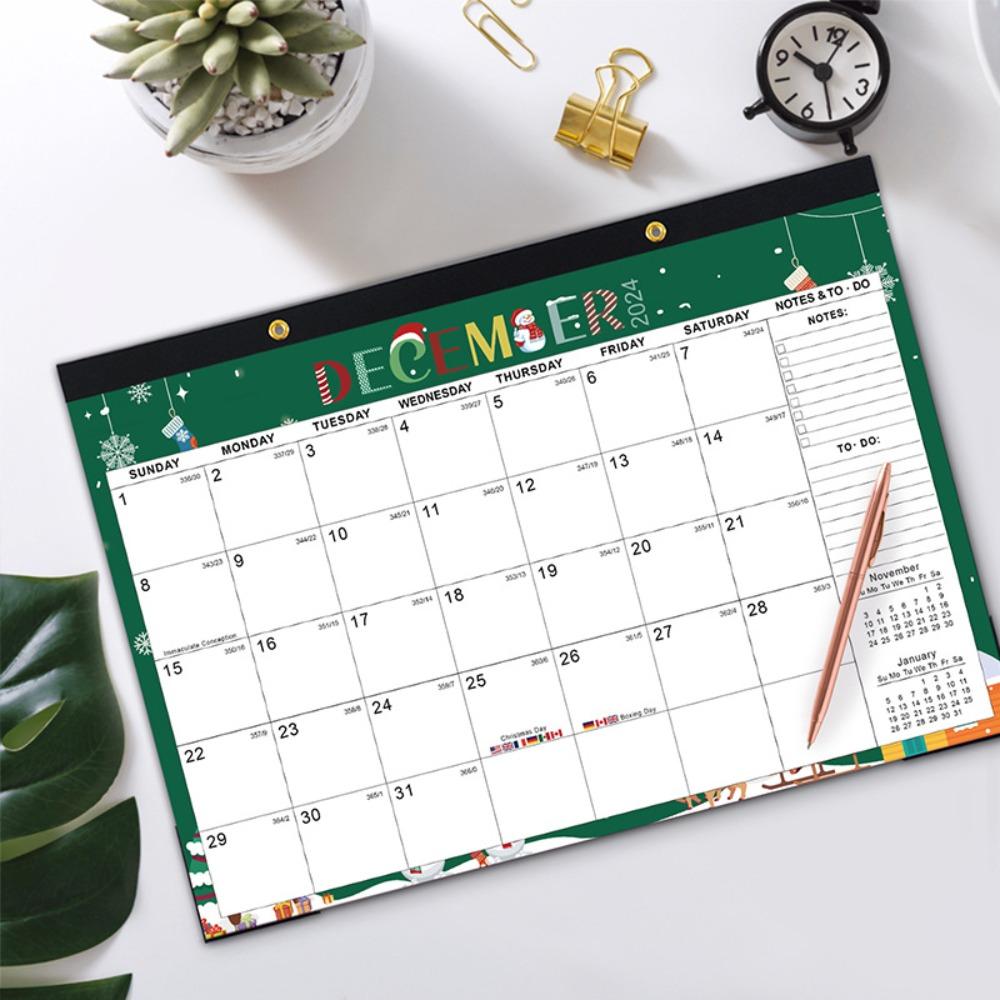 

With Hanging Hole 2025 Monthly Wall Calendar Large Size To-do List Calendar Home Calendar
